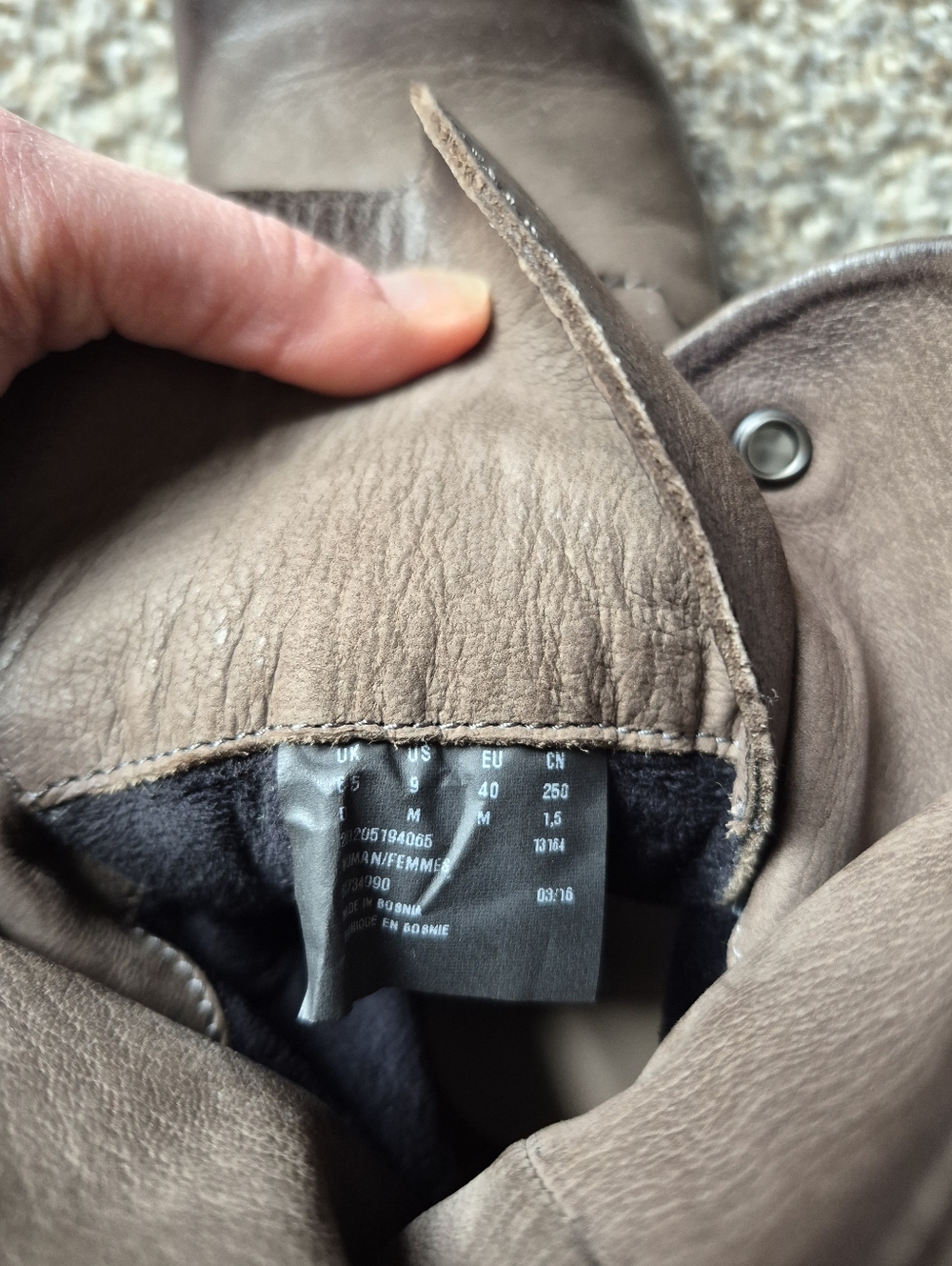 Clarks Leather Lace Up Boot - Picture 5 of 5